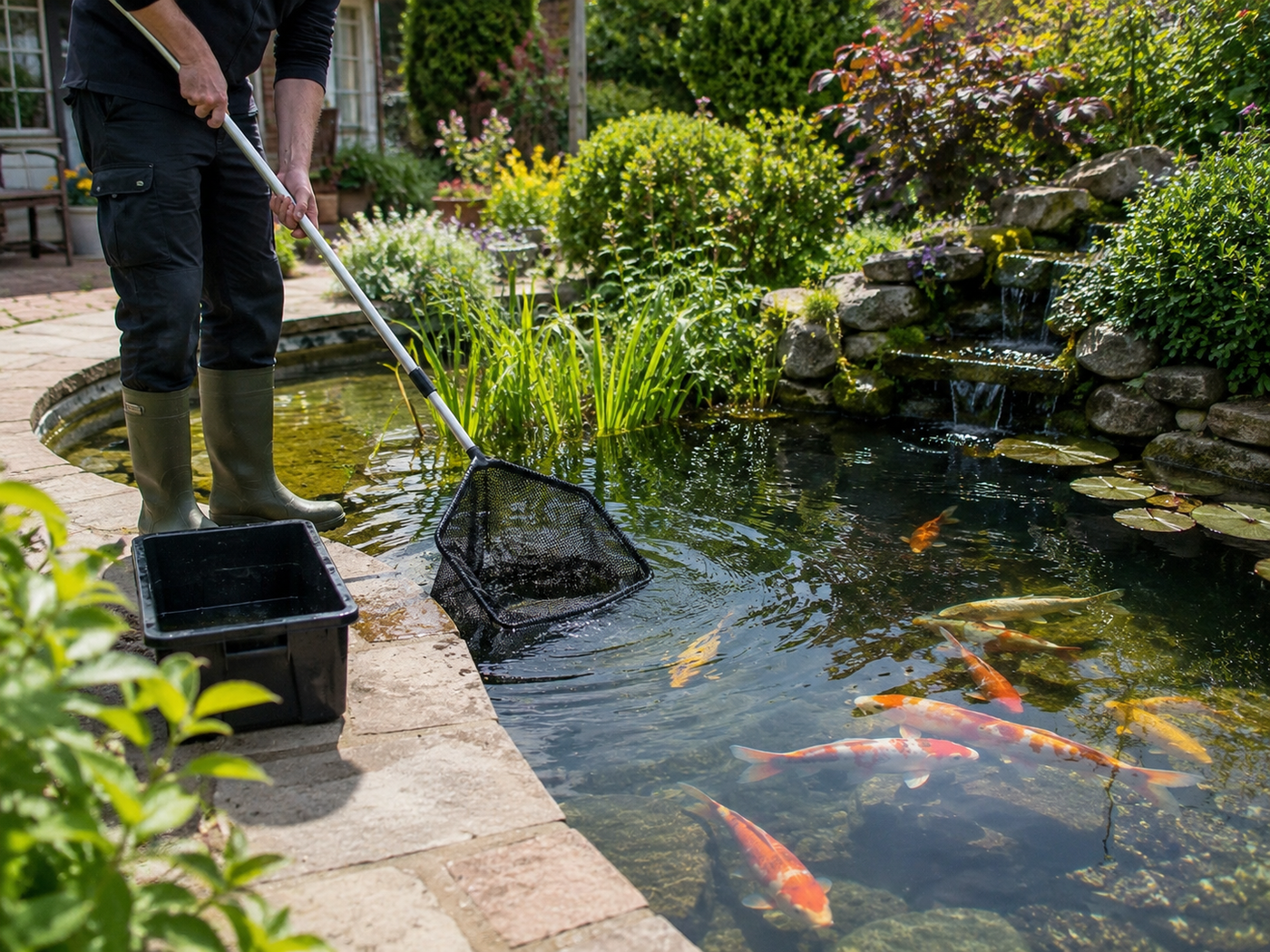 Professional pond service