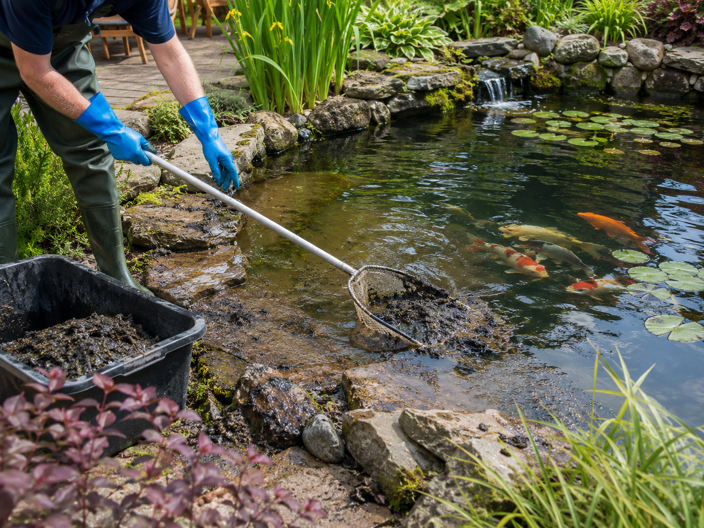 Professional pond service